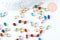 Pendentif connecteur rectangle doré cristal 14.5mm,pendentif cristal coloré, x1 (G6393)