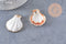 Pendentif coquillage naturel coque doré 32-42mm, x1 (G0096)