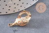 Pendentif coquillage naturel spirale doré, fourniture créative, pendentif doré, création bijoux, coquillage bijou,coquillage or-G2201