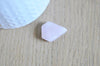 Pendentif diamant quartz rose,Pendentif pour bijoux, pendentif rose,quartz rose naturel,21mm, x1 (G6277)