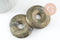 Pendentif donut pyrite grise, fournitures créatives, pendentif cercle, pyrite naturelle,pierre naturelle,création bijoux,40x6mm, x1 (G4491)