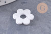 Pendentif fleur acrylique 20mm, x4 (G10271)