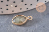 Pendentif goutte labradorite facettes,pendentif pierre,bijou pierre,labradorite naturel,17mm, x1 G3060