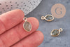 Pendentif goutte labradorite facettes,pendentif pierre,bijou pierre,labradorite naturel,17mm, x1 G3060