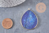 Pendentif goutte lapis Lazuli naturelle 41mm, x1 (G2766)