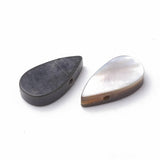 Pendentif goutte nacre naturelle 10mm,x 10 (G3876)