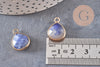 Pendentif goutte sodalite bleue, fournitures créatives,pendentif bijoux, pendentif pierre, sodalite naturelle, 18mm, x1 G0162