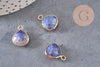 Pendentif goutte sodalite bleue, fournitures créatives,pendentif bijoux, pendentif pierre, sodalite naturelle, 18mm, x1 G0162