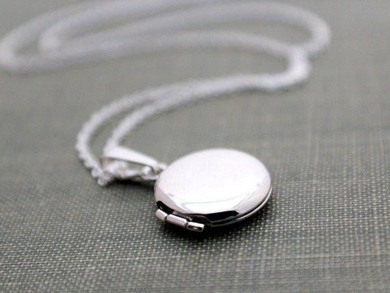 Pendentif locket medaillon zamac argenté 20mm, pendentif locket pour création bijou souvenir x2 (G1514)