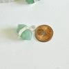 Pendentif pointe aventurine verte,pendentif bijoux, pendentif cristal naturel argenté, Bijou pierre, X1 G1293