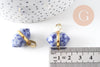 Pendentif pointe sodalite bleue,fourniture créative,pendentif bijoux, fabrication bijoux, pendentif pierre,sodalite naturelle,22mm, x1 (G1145)