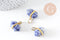 Pendentif pointe sodalite bleue,fourniture créative,pendentif bijoux, fabrication bijoux, pendentif pierre,sodalite naturelle,22mm, x1 (G1145)