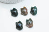 Pendentif renard agate indienne naturelle pour création de bijou en pierre, pendentif pierre ,23mm, x1 G4573