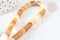 Perle Jade topaze naturelle, pierre naturelle, 6x6mm, le fil de 41cm, x1 (G7540)