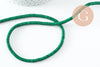 Perle agate heishi rondelle verte, perle agate naturelle, pierre naturelle,4.5mm,fil de 250 perles, x1 (G9710)