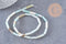 Perle amazonite naturelle 13mm tube, perle pierre x1 fil de 40cm (G5204)