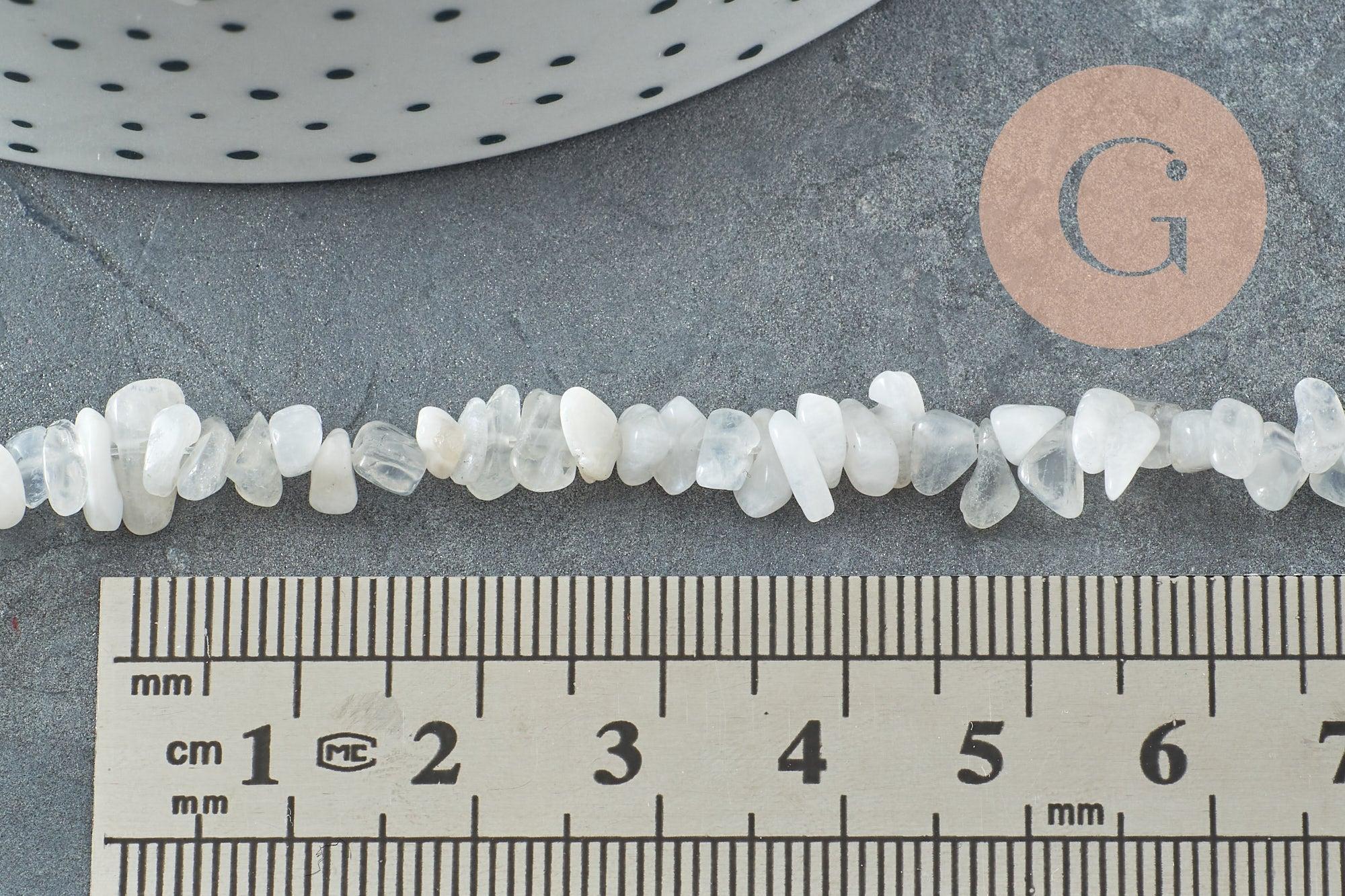 Perle chips opalite 5-8mm, x1 fil de 80cm (G3208)
