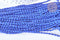 Perle grain de riz howlite naturelle teintée bleu roi, bijou en pierre naturelle, howlite naturelle, perle en pierre, fil de 50cm (G7260)