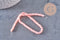 Perle nacre naturelle heishi rose pastel,tube coquillage coloré,perle coquillage, 2x4mm, le fil de 95 perles, x1 (G4474)