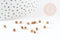 Perle intercalaire carré laiton brut, fournitures créatives,perle laiton, perles dorées,laiton brut,2.5mm, x100 (7.3gr) G0082