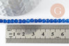 Perle jade bleu foncé jade,pierre naturelle, pierre,perle facette,jade,4mm,fil de 36cm, x1 (G0605)