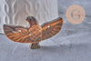 Perle oiseau aigle pierre naturelle 40mm, x1 (G10332)