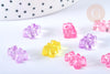 Perle ourson transparent acrylique couleurs mixtes 12mm,création de bijoux de l'enfance régressif,12 mm, x10 G7063