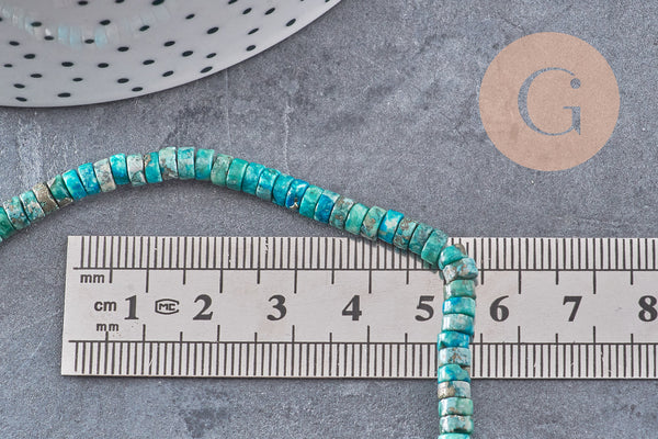 Perle pyrite africaine heishi,perle rondelle pyrite,bijoux pierre pyrite naturelle, pyrite,4.5mm, fil de 40,5 cm x1 (G3145)