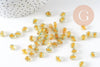 Perle ronde Lettre Alphabet plastique paillettes,perle plastique,création bracelet mots, x10Gr (G1968)