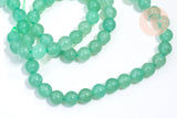 Perle ronde aventurine,pierre précieuse,pierre naturelle, aventurine,perle pierre,le fil de 30 perles, 6mm, x1 (G5620)