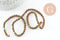 Perle ronde unakite naturelle 4mm, x1 fil de 37cm (G3807)