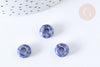 Perle rondelle sodalite création bijoux 10mm, création bijoux pierre, x 2 (G7562)