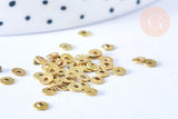Perles Intercalaires Rondelles laiton brut 21mm, x20 (G6554)