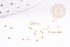 Perles à écraser acier 304 inoxydable Doré 1.5mm, x100 (G1180)