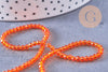 Perles abacus cristal orange 2.9mm, x1 fil de 35cm (G10950)