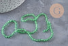 Perles abacus cristal vert clair transparent 3.5mm, x1 fil de 29cm (G10992)