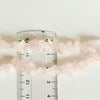 Perles chips quartz rose naturel fil de 90cm, x1 (G2107)