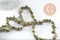 Perles chips turquoise vert marbré,bijou pierre naturelle, perles turquoise naturelle, fil 90 cm,5-8mm x1 (G5370)