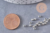 Perles intercalaires fer platine 3mm, x10gr (G2603)