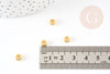 Perles intercalaires rondelles fleurs zamac doré 6mm, x50 (G5791)