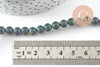 Perles jaspe kambaba vert,perle ronde, jaspe vert,pierre naturelle,perle jaspe,perle pierre,le fil de 65 perles,6mm, x1(G2503)