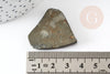Perles pyrite nugget, pierre pyrite naturelle, nuggets pyrite, 25-57mm, x2 (G0412)