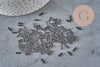Black Tube Seed Beads 6x2mm, Creative Supplies, Seed Beads, Black Glass Beads, x 10gr G2461