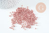 Perles rocaille cuivre métallisé 3mm, x10 Gr (G10737)