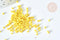 Perles tube verre Jaune vif façon Delica miyuki, x1 sachet de 8g (G7764)