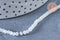 Perles toupies cristal blanc irisé 3.5x2.5mm, fil 25.4cm x1 (G6763)