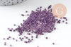Perles tube violet façon Delica miyuki 1.5mm, x1 Sachet 8g (G10925)