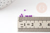 Perles tube violet foncé opaque façon Delica miyuki 1.5-2mm, x1 sachet de 8gr (G9168)
