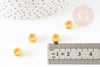 Perles tube zamac dorés 8mm ,perles intercalaires, x10 (G0030)