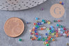 Petite Perles rocaille multicolore primaire 2-2.5mm, x10gr (G10397)